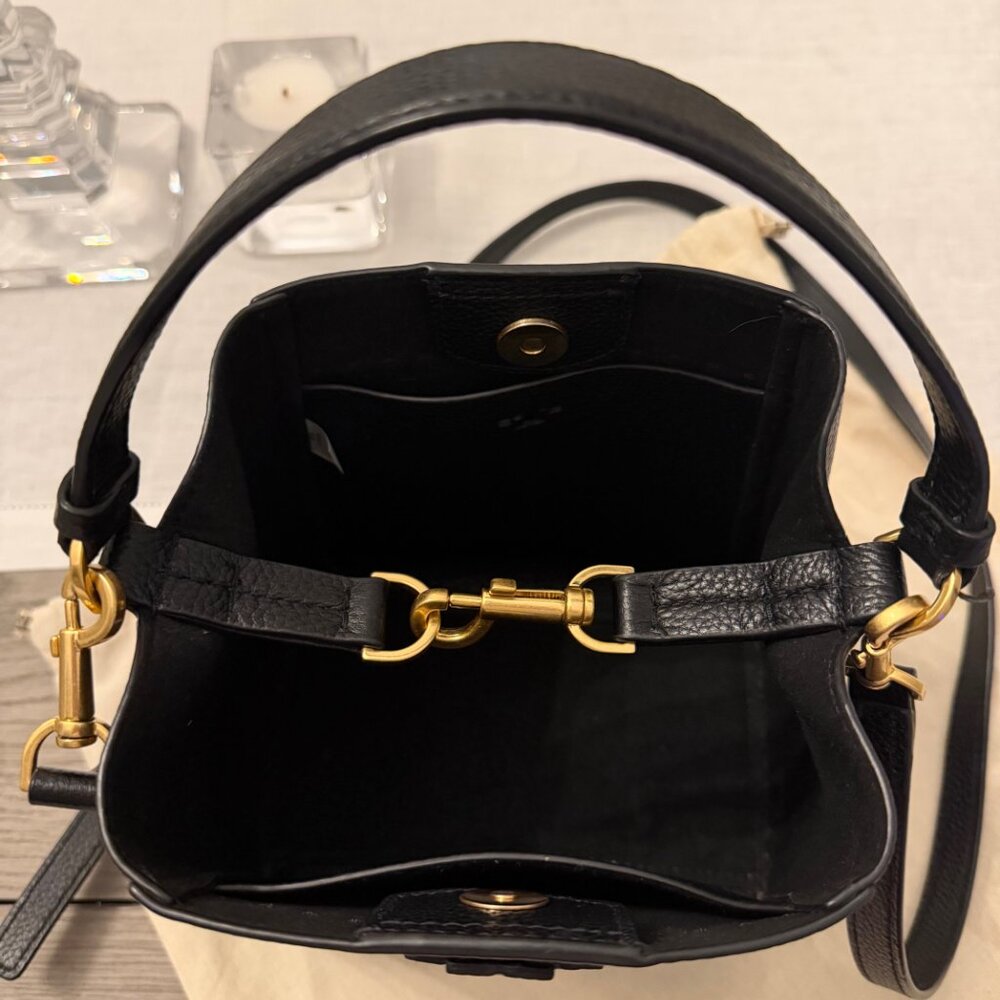 Tory Burch Black Crossbody Bag with Gold Accents - Picture 5 of 6
